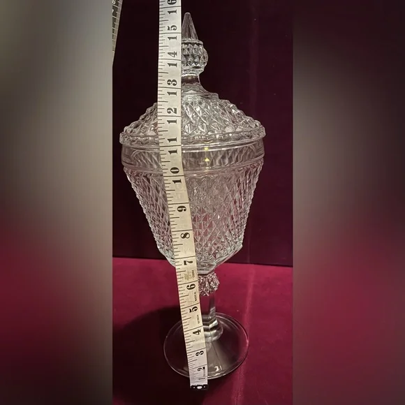 Vintage Indiana Glass Company Made in the USA Candy Dish - Picture 9 of 11